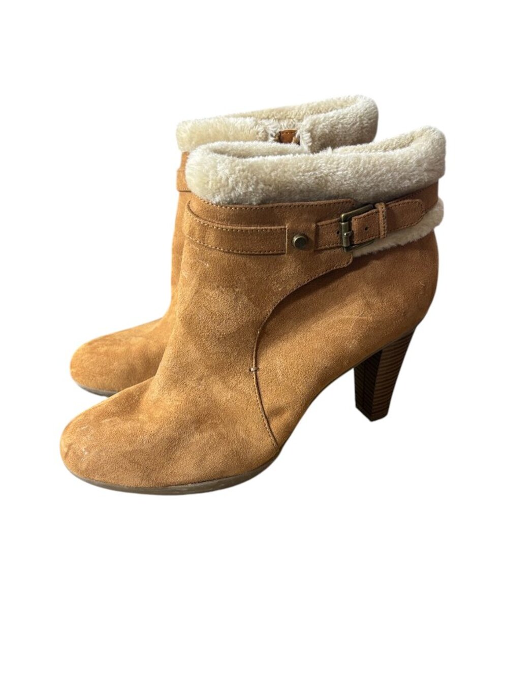 Lauren Conrad Scrappy Heeled Ankle Booties Size 8